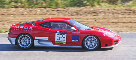 I det krævende storsving på Ring Djursland fandt Max Birkelund hurtigt en god balance i Ferrarien.